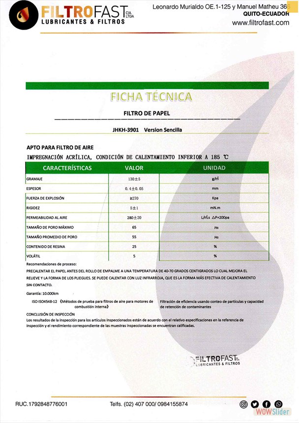 ficha tecnica 1 aire